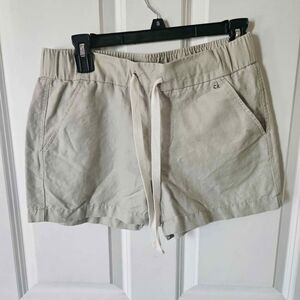 Calvin Klein Women's Beige Cargo Shorts